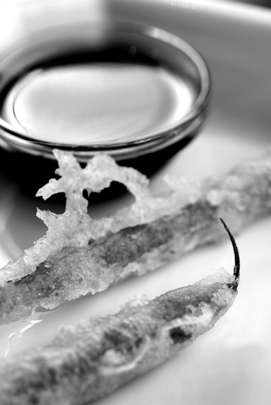 Green bean tempura/photo by Donna Turner Ruhlman