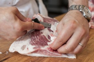 Trimming the Bottom Round Roast 