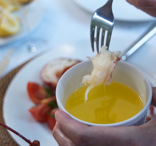 lobster and butter