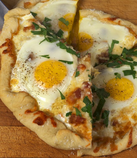 Pizza. Photo by Donna Turner Ruhlman.