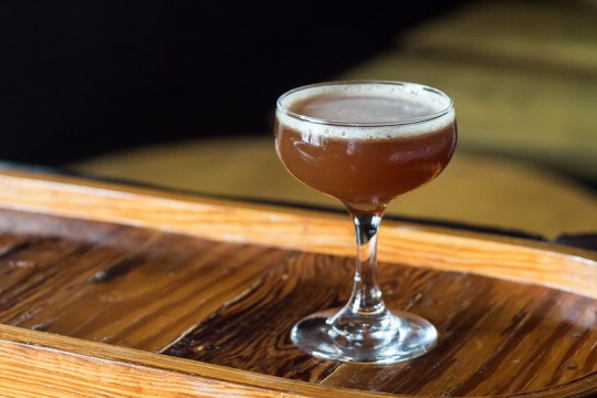 For Whom the Sun Rises, a new cocktail from Cure located in NOLA. Photo by Kevin O'Mara