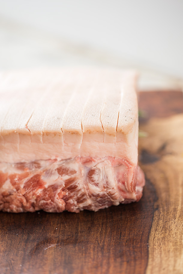 Scored Pork Skin